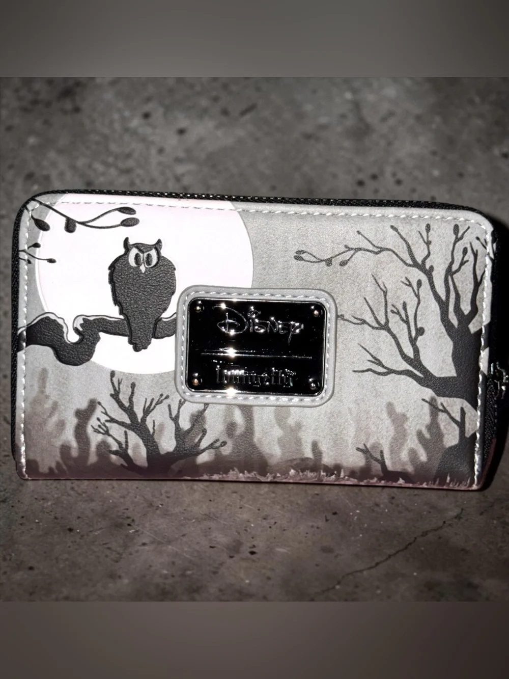 Loungefly Disney Silly Symphony Skeleton Dance Wallet in Black, White, Gray